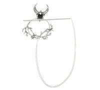 Juego de adornos únicos de horquilla de bruja, elegante palo para el pelo con bruja mágica inspirada para reuniones