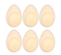 Juego de Agitadores de Huevos de Madera, Instrumento de Percusión con Sonajero de Madera para Aprendizaje Temprano, Desarrollo del Ritmo, con Material Zelkova, 5,8x4,1 Cm