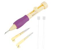 Juego de Agujas de Bordado Pu con 3 Tamaños de Aguja, Herramienta DIY Ft para Aguja de Pu, Kit de Pluma de Bordado Pu para Reconocimiento de Algoritmos (#1)