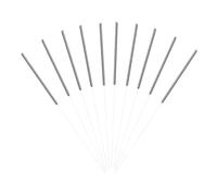 Juego de agujas de limpieza flexibles de metal para boquillas de impresora 3D, acero inoxidable y plástico, kit de 10 piezas con tamaños de 0,2 a 0,4 mm para impresoras SLS y FDM