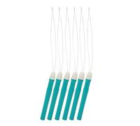 Juego de Agujas de Perforación Ajustables Pluma de Bordar de Bricolaje Galvanizada con Enhebradores de Agujas para Coser Trabajos Artesanales Hogar Aula Club Plástico Acero