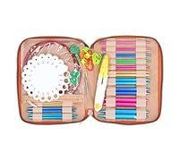 Juego de Agujas para Suéter, Kit de Herramientas para Tejer con 26 Agujas, Ganchos de Ganchillo ergonómicos de aleación de Aluminio para Arte Manual de Bricolaje, Incluye Bolsa de