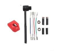 Juego de agujas para tocadiscos, tocadiscos de vinilo compatible con Audio-Technica AT-VMN95C, AT-VMN95E, AT-VMN95EN, AT-VMN95ML, AT-VMN95SH (rojo)