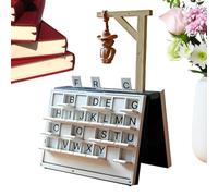 Juego de ahorcado magnético en formato libro, juegos de mesa para adultos, juego de adivinanzas, juego de diccionario con diseño de libro, libros de jugadas portátiles para mujeres, hombres, hogar