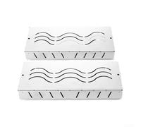 Juego de ahumadores para barbacoa de acero inoxidable, 2 tamaños para un uso óptimo de virutas de madera para deliciosas carnes a la parrilla