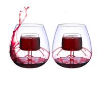 Juego de aireador de fuente, copa de vino aireadora | Juego de copas aireadoras de vino para decantador - de cata de vinos de diseño transparente para tinto, té y café.