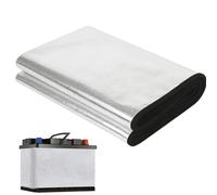 Juego de aislamiento de batería, 102 cm x 18 cm, funda protectora para batería de coche, protección contra el calor y el frío para baterías de coche, manta aislante ignífuga para coche, barco, ATV