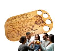 Juego de ajedrez de Copas de Vino, Juego de Mesa de Vino, Base S con Vaso de Bebidas, Juego de Mesa de ajedrez para Bar, Hotel, hogar, Fiesta