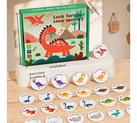 juego de ajedrez de dinosaurios de madera con para niños - Juguete educativo de entrenamiento de para un divertido desarrollo