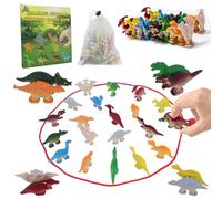 Juego de Ajedrez de Dinosaurios para Niños | Ajedrez Magnético con 20 Piezas de Silicona Magnéticas, Juguete de Viaje Portátil para Noches de Juegos Familiares y Viajes en Coche
