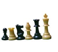 Juego de Ajedrez de Plástico con Piezas plomadas, Incluye 34 Piezas y Dos Damas adicionales