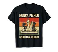Juego De Ajedrez Divertido Nunca Pierdo Gano O Aprendo Camiseta