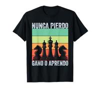Juego De Ajedrez Divertido Nunca Pierdo Gano O Aprendo Camiseta