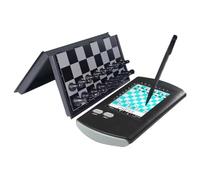 Juego de ajedrez electrónico con inteligencia informática basada en el tacto, tablero plegable y piezas magnéticas para partidas portátiles de un solo jugador, ideal para adultos