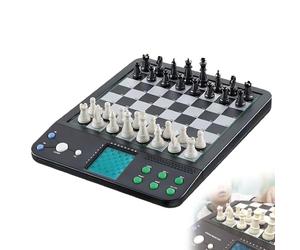 Juego de ajedrez electrónico, juego de computadora inteligente parlante para adultos y principiantes, interacción inteligente hombre-máquina, tablero magnético