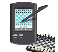 Juego de ajedrez electrónico, tablero inteligente 8 en 1 con pantalla LED, oponente de IA para principiantes, perfecto para el aprendizaje de estrategias y entusiastas de los juegos de mesa