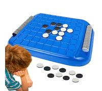Juego de ajedrez estratégico, Juego de Mesa Othello - Tablero de ajedrez en y Negro Ajedrez Interactivo,Juego de Mesa Familiar Divertido para 2 Jugadores para Cultivar el Pensamiento lógico