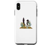 Juego de ajedrez, figuras de ajedrez, diseño de dinosaurios Carcasa para iPhone XS Max