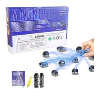 Juego de ajedrez magnético, Juego de Mesa Damas Juego magnetico Educativo, Juego imanes Tablero de ajedrez portátil, Magnetic Chess Game para Fiestas Familiares y Amigos Fiesta Viaje