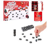 Juego de Ajedrez Magnético, Navidad 2025 Magnetic Chess Game Juego imanes Tablero de Ajedrez Portátil, para Fiestas Familiares y Amigos Fiesta Viaje Acampar