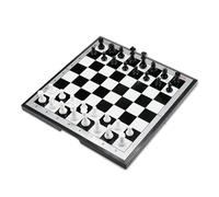 Juego de ajedrez magnético Plegable, Juego de Viaje portátil con Caja de Almacenamiento for el hogar y la Escuela, Ideal for Adultos y niños.