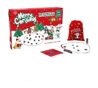 Juego de ajedrez magnético portátil con Imán para Viajar, Acampar con 40 Piedras magnéticas como Regalo para niños de 9 a 14 años Incluye Juego de Rompecabezas en Formas geométricas