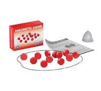 Juego de ajedrez magnético portátil con Imán para Viajar, Acampar con 40 Piedras magnéticas como Regalo para niños de 9 a 14 años Incluye Juego de Rompecabezas en Formas geométricas