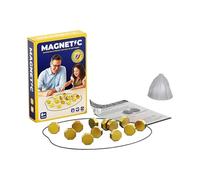 Juego de ajedrez magnético portátil con imán para viajes y camping. Con 20-40 piezas magnéticas como regalo para niños de 9 a 14 años. Incluye juego de damas y rompecabezas en formas geométricas.