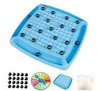 Juego de Ajedrez Magnético Portátil con Piezas Fijas - Juego de Mesa Educativo para Padres e Hijos, Tablero Magnético para Fiestas Reuniones Familiares Viajes y Campeggio
