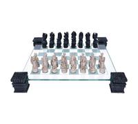 Juego de ajedrez Nemesis Now Dragon de 43 cm, color negro