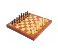 Juego de ajedrez plegable de madera