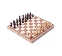 Juego de ajedrez Plegable magnético portátil, Juego de Viaje de Madera for niños y Adultos, Listo for torneos de Principiantes