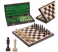 Juego de ajedrez Profesional OLÍMPICO Grande de Clase Alta de 42 cm / 16,5 Pulgadas Hecho a Mano por Master of Chess