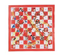 Juego de ajedrez Serpientes y Escaleras - Un entretenido Juego de Mesa Familiar para Viajes al Aire - Mejora Las relaciones y el Pensamiento estratégico - Diseño Compacto