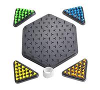 Juego De Ajedrez Triangular En Cadena Trigle Juego De Mesa Trigger Juego De Mesa Gomas Chain Triangle Chess Game Juego De Ajedrez En Cadena De Geometría Juego De Estrategia Interactivo para Niños
