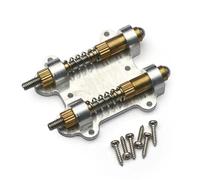 Juego de ajustador de armado de puente de trémolo de latón for guitarra eléctrica, tapón estabilizador de trémolo FR, piezas de guitarra(Double)