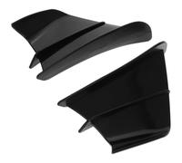 Juego de Alerones de Motocicleta de Ajuste, Plástico Negro | Reduce Resistencia al Viento y Efecto Lateral, Carenados Laterales para Motos, Estilo Deportivo