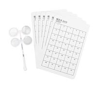 Juego de aletas ópticas, herramienta moderna para ejercicio ocular, giro de plástico de optometría ajustable de ± 150 grados, con 6 tarjetas visuales, para el cuidado de los ojos y mejora de la visión
