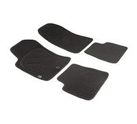 Juego de Alfombras de Moqueta a Medida Premium Negro para VITO / VIANO (W639) de 2003 a 2014. Zona Delantera.