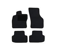 Juego de Alfombrillas Compatible para Citroen C5 I & II, Tipo DC, DE, RE, RC (año de construcción 2001-2010), Dura Graphit | 4 uds. | Borde Negro