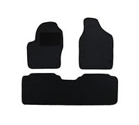 Juego de Alfombrillas Compatible para Toyota Corolla Verso, Tipo ZZE12, ZER, R1 (año de construcción 2004-2009), Dura Graphit | 3 uds. | Borde Negro