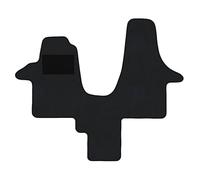 Juego de Alfombrillas Compatible para VW T5, Tipo 7E, 7J, 7H (año de construcción 2003-2015), Dura Graphit | 1 uds. | Borde Gris