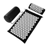 Juego de alfombrillas de acupresión, almohada de masaje de puntos de acupuntura, alivia el dolor de cuello y espalda, relajación muscular y reducción del estrés, alivio de la ciática, adecuado para