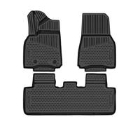 Element Juego de alfombrillas de goma 3D aptas para Tesla Model Y LR Dual M | Año de construcción 2020 -> | 100% a medida coche alfombrillas universales robustas alfombrillas de goma para coche