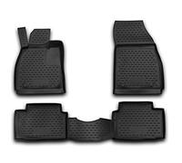 Juego de Alfombrillas de Goma FM17002 de AD Tuning, 5 Piezas, Color Negro