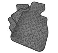 Juego de Alfombrillas de Goma para Coche compatibles con Renault Twingo (años 2007-2012), Alfombrillas a Medida, Resistentes, Impermeables, Antideslizantes