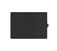 Juego de alfombrillas de silicona para barbacoa con función de drenaje, protectores y aislantes del calor para la preparación de alimentos de cocina (negro-D)