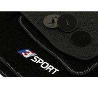 Juego de Alfombrillas Deportivas de Terciopelo para BMW Serie 3 F30/F31 (2012-2018), 4 Piezas, Ajuste