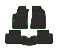 Juego de Alfombrillas Fabricado para Smart FourFOUR año 2004 a 2007 de moqueta automotriz Fabricada en Italia Gris con Marca
