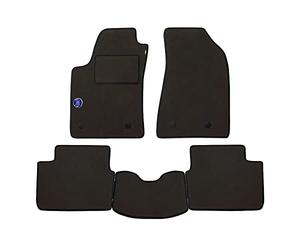 Juego de Alfombrillas Fabricado para Volkswagen Golf Desde 1982 hasta 1986 de moqueta talonera Gris con Escudo